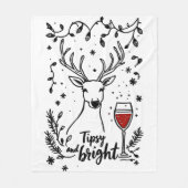 Couverture Polaire Tipsy et Bright Deer (Devant)