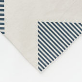 Couverture Polaire Tirets Et Formes Triangles (Coin)