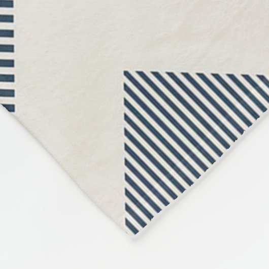 Couverture Polaire Tirets Et Formes Triangles (Coin)