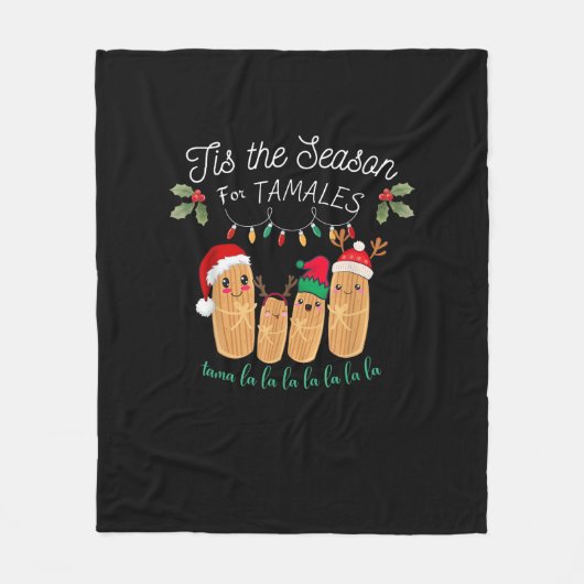 Couverture Polaire Tis Season For Tamales Mexican Christmas Modern (Devant)