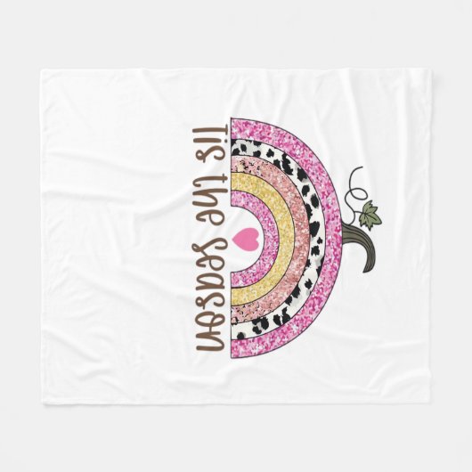 Couverture Polaire Tis The Season Classic Trendy Quote (Devant (Horizontal))