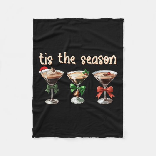 Couverture Polaire Tis The Season Espresso Martini Tail Gles Xmas Par (Devant)