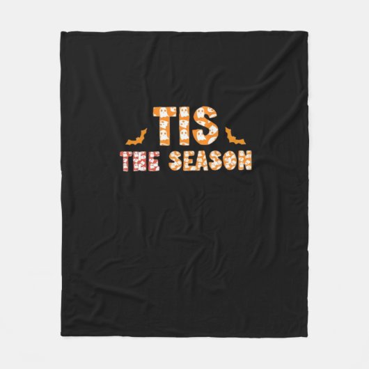 Couverture Polaire Tis The Season Funny Halloween Design (Devant)