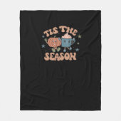 Couverture Polaire Tis The Season Pumpkin Fall Coffee Retro (Devant)