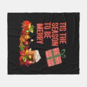 Couverture Polaire Tis The Season To Merry Aesthetic Unique (Devant (Horizontal))