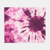 Couverture Polaire Tissu batik de teinture pourpre pour arrière - pla (Devant (Horizontal))