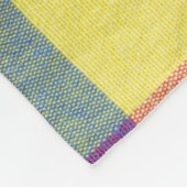 Couverture Polaire Tissu coloré plaid, texture de tissu. (Coin)