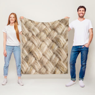 Couverture Polaire Tissu de lin tissé à texture d'avoine cosy Minimal