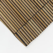 Couverture Polaire Tissu rayé noir et blanc (Coin)