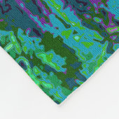 Couverture Polaire Tissu tropical (Coin)