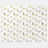 Couverture Polaire Tit birds motif (Devant (Horizontal))