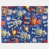 Couverture Polaire Title space robots Galactic voyage super soft plus (Devant (Horizontal))