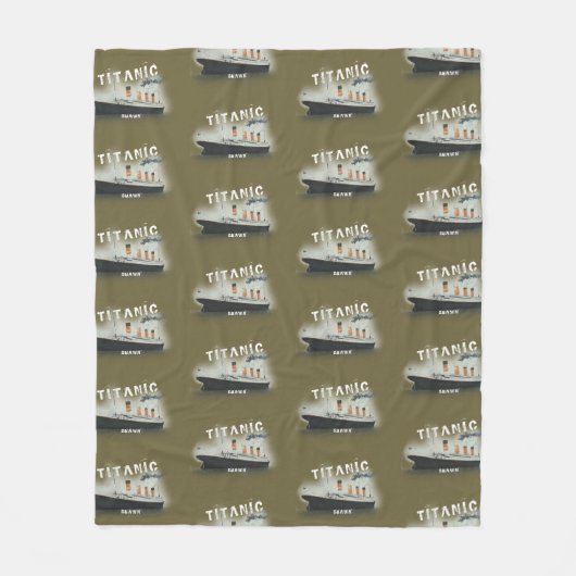 Couverture Polaire Titre en gras Nom personnalisé  (Devant)