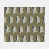 Couverture Polaire Titre en gras Nom personnalisé  (Devant (Horizontal))