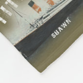 Couverture Polaire Titre en gras Nom personnalisé  (Coin)