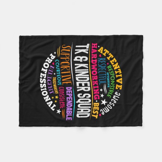 Couverture Polaire Tk Et Kinder Squad Transitoire Enseignement De Mat (Devant (Horizontal))