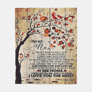 Couverture Polaire To My Husband Gift   Lovely Husband Letter  