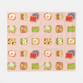 Couverture Polaire Toast Brunch (Devant (Horizontal))