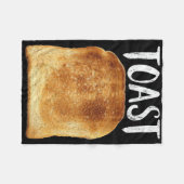 Couverture Polaire Toast Costume Halloween Funny Bread Lover Christma (Devant (Horizontal))