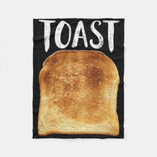 Couverture Polaire Toast Costume Halloween Funny Bread Lover Christma