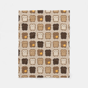 Couverture Polaire Toast de Kawaii