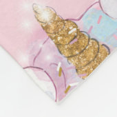 Couverture Polaire Toast Unicorn et Milkshake (Coin)