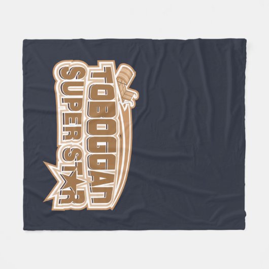 Couverture Polaire Toboggan Superstar Sports d'hiver nouveauté (Devant (Horizontal))