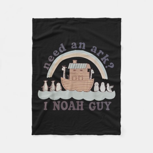 Couverture Polaire Toddler Need An Ark I A Noah Guy Funny Christian K (Devant)