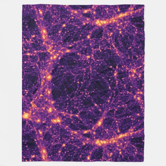 Couverture Polaire Toile cosmique (Devant)