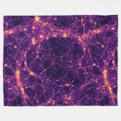 Couverture Polaire Toile cosmique (Devant (Horizontal))