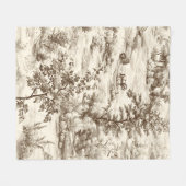 Couverture Polaire Toile de ferme récolte de citrouille campagne (Devant (Horizontal))
