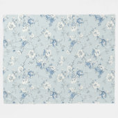 Couverture Polaire Toile De Jouy Peonies (Devant (Horizontal))