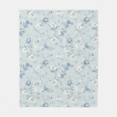 Couverture Polaire Toile De Jouy Pivoines (Devant)
