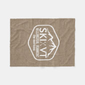 Couverture Polaire Toile de jute du Vermont Killington Stowe Stratton (Devant (Horizontal))