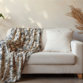 Couverture Polaire Toile Motif Vine Rose bleu