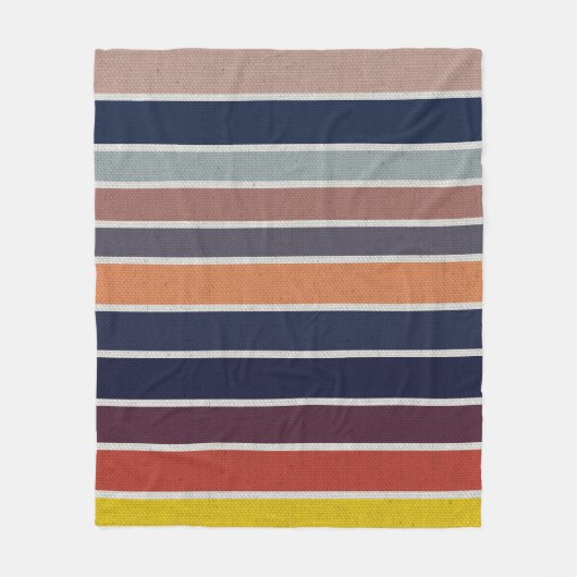 Couverture Polaire Toile Ocean Sunrise Colonnes (Devant)