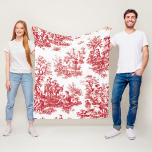 Couverture Polaire Toile rouge