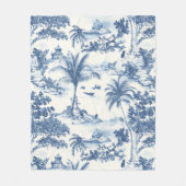 Couverture Polaire Toile Tropicale De Jouy (Devant)