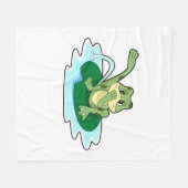 Couverture Polaire Toilette de grenouille (Devant (Horizontal))