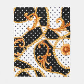 Couverture Polaire Toison baroque motif (Devant)