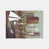 Couverture Polaire Toison de paysage urbain (Devant (Horizontal))