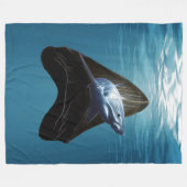 Couverture Polaire Toisse de requin Océan (Devant (Horizontal))