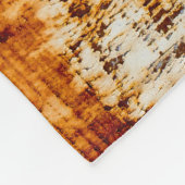 Couverture Polaire Tôles en acier rouillé, arrière - plan texturé. (Coin)