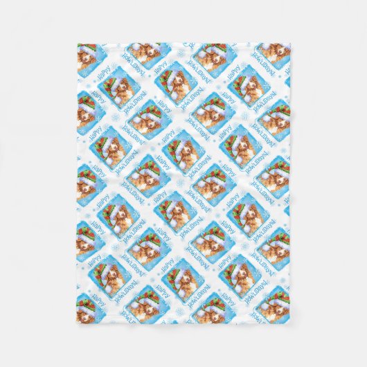 Couverture Polaire Toller heureux de Howlidays (Devant)