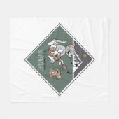 Couverture Polaire Tom & Jerry "Il est temps pour l'aventure" (Devant (Horizontal))