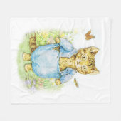 Couverture Polaire Tom Kitten dans son costume bleu de Beatrix Potter (Devant (Horizontal))