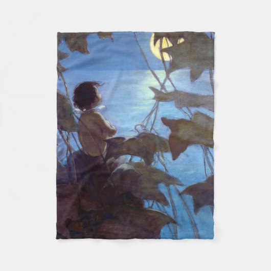 Couverture Polaire Tom regarde la lune, Jessie Willcox Smith (Devant)