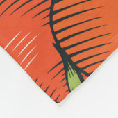 Couverture Polaire Tomate Vintage : Illustration du marché agricole. (Coin)