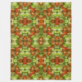 Couverture Polaire Tomates cerises de jardin Abstraites (Devant)