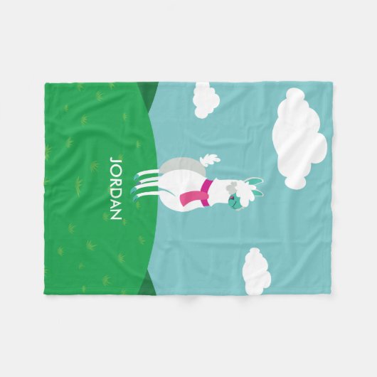 Couverture Polaire Tommy le lama (Devant (Horizontal))